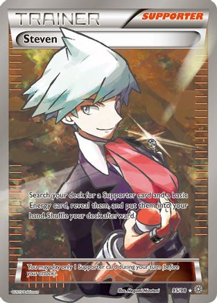 Steven (Full Art) 095  - Holofoil XY  Ancient Origins - Ultra Rare