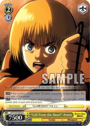 "Call From the Heart" Armin (AOT/S35-E014 U) - Attack on Titan