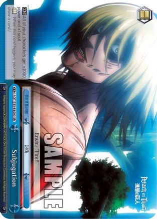 Subjugation (SR) (AOT/S35-E100S SR) - Attack on Titan