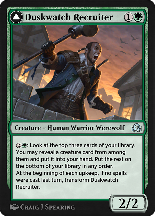 Duskwatch Recruiter // Krallenhorde Howler (SIR-194) - Shadows over Innistrad Remastered