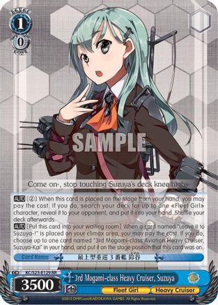 3rd Mogami-class Heavy Cruiser, Suzuya (KC/S25-E129 RR) - KanColle