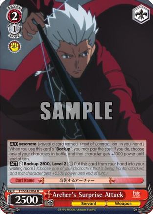 Archer's Surprise Attack (FS/S34-E064 U) - Fate/stay night [Unlimited Blade Works]
