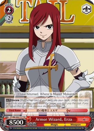 Armor Wizard, Erza (FT/EN-S02-T17 TD) - Fairy Tail ver.E