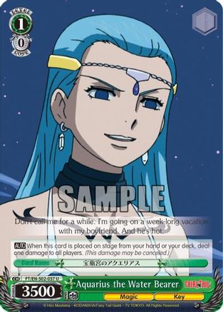Aquarius the Water Bearer (FT/EN-S02-037 U) - Fairy Tail ver.E