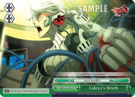 Labrys's Wrath (P4/EN-S01-045 CR) - Persona 4 ver.E
