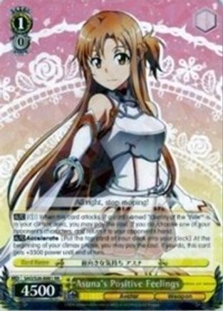 Asuna's Positive Feelings (SAO/S26-E001 RR) - Sword Art Online Vol.2