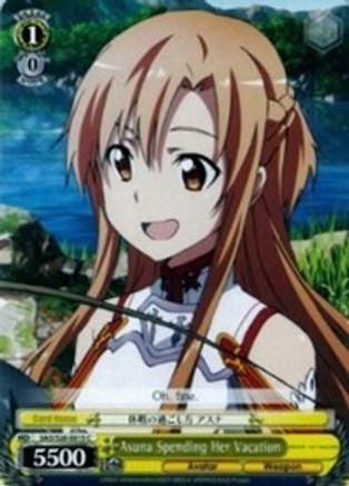 Asuna Spending Her Vacation (SAO/S26-E015 C) - Sword Art Online Vol.2