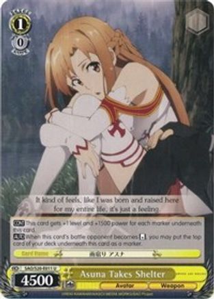 Asuna Takes Shelter (SAO/S20-E011 U) - Sword Art Online