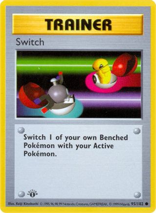 Switch 095  - Unlimited Base Set Shadowless - Common