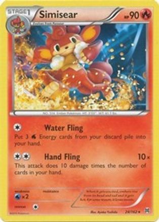 Simisear 024  XY  BREAKthrough - Rare