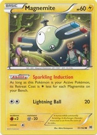 Magnemite (51) 051  - Reverse Holofoil XY  BREAKthrough - Common