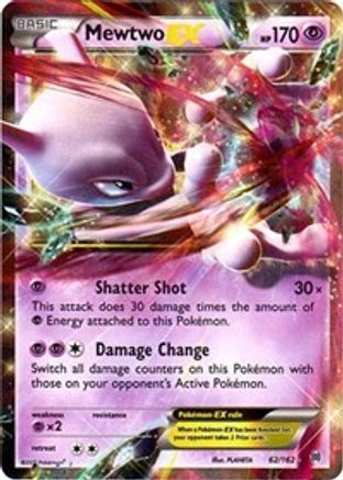 Mewtwo EX (62) 062  - Holofoil XY  BREAKthrough - Ultra Rare