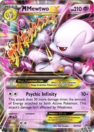 M Mewtwo EX (64) 064  - Holofoil XY  BREAKthrough - Ultra Rare