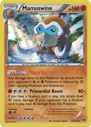 Mamoswine 082/162  - Holofoil XY  BREAKthrough - Holo Rare