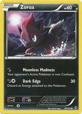 Zorua (89) 089  - Reverse Holofoil XY  BREAKthrough - Common