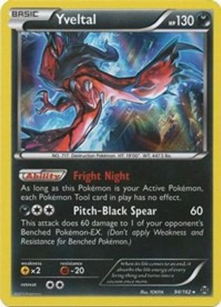 Yveltal 094  - Reverse Holofoil XY  BREAKthrough - Holo Rare