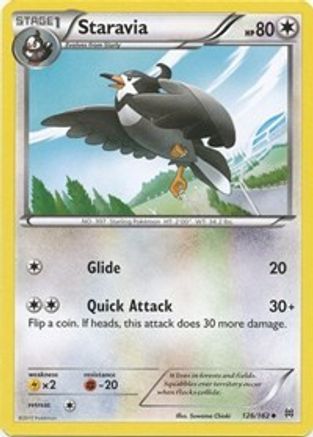 Staravia 126  - Reverse Holofoil XY  BREAKthrough - Uncommon