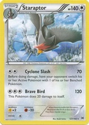 Staraptor 127  - Reverse Holofoil XY  BREAKthrough - Rare