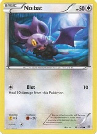 Noibat (131) 131/162  - Reverse Holofoil XY  BREAKthrough - Common