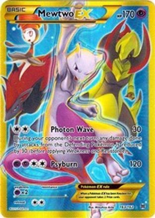 Mewtwo EX (163 Secret Full Art) 163  - Holofoil XY  BREAKthrough - Secret Rare