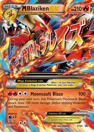 M Blaziken EX XY86  - Holofoil XY Promos - Promo