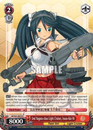 2nd Nagara-class Light Cruiser, Isuzu-Kai-Ni (KC/S31-E073 C) - KanColle, 2nd Fleet