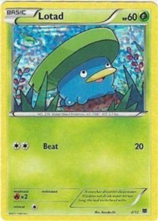 Lotad - 2/12/12  - Holofoil McDonalds Promos 2015 - Promo