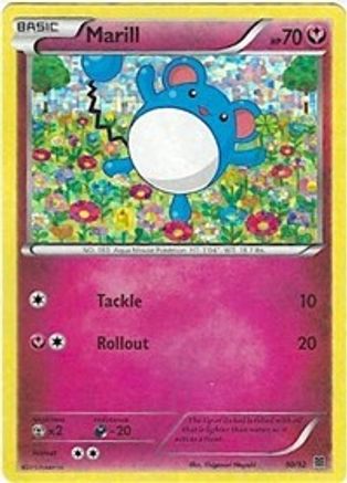 Marill - 10/12/12  - Holofoil McDonalds Promos 2015 - Promo