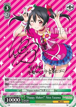 "Happy Maker!" Nico Yazawa (SP) (LL/W34-E002SP SP) - Love Live! Vol. 2