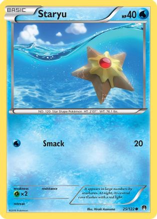 Staryu 025  XY  BREAKpoint - Common