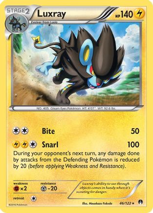 Luxray 046  - Reverse Holofoil XY  BREAKpoint - Rare