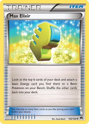Max Elixir 102  XY  BREAKpoint - Uncommon
