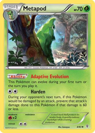 Metapod 004  Generations - Uncommon