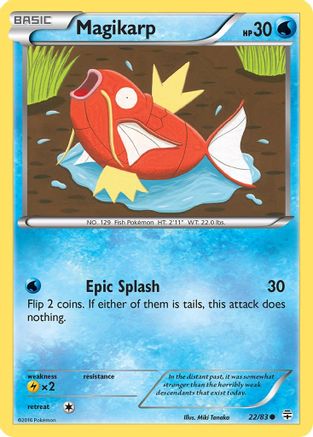 Magikarp 022  - Reverse Holofoil Generations - Common