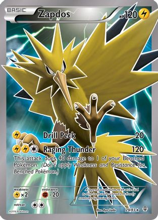 Zapdos 029  - Holofoil Generations - Holo Rare