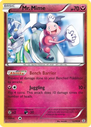 Mr. Mime 052  Generations - Uncommon