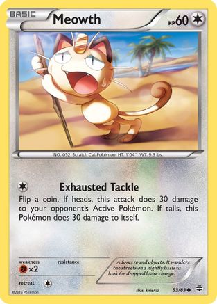 Meowth 053  Generations - Common