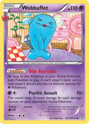 Wobbuffet RC11  Generations Radiant Collection - Common