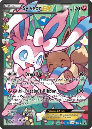 Sylveon EX (Full Art) RC32  - Holofoil Generations Radiant Collection - Ultra Rare