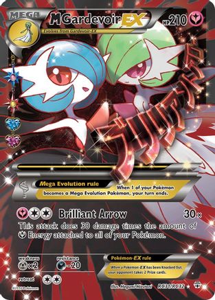 M Gardevoir EX (Full Art) RC31  - Holofoil Generations Radiant Collection - Ultra Rare