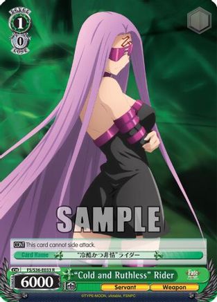 "Cold and Ruthless" Rider (FS/S36-E033 R) - Fate/stay night [Unlimited Blade Works] Vol. II