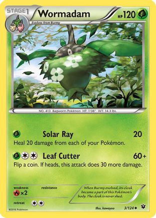 Wormadam (3)  XY  Fates Collide - Uncommon