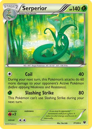 Serperior 007  XY  Fates Collide - Rare