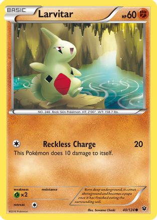 Larvitar (40) 040  XY  Fates Collide - Common