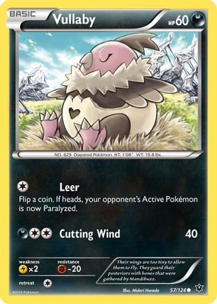 Vullaby 057  XY  Fates Collide - Common