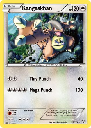Kangaskhan/124  XY  Fates Collide - Uncommon