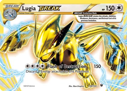 Lugia BREAK 079  - Holofoil XY  Fates Collide - Rare BREAK
