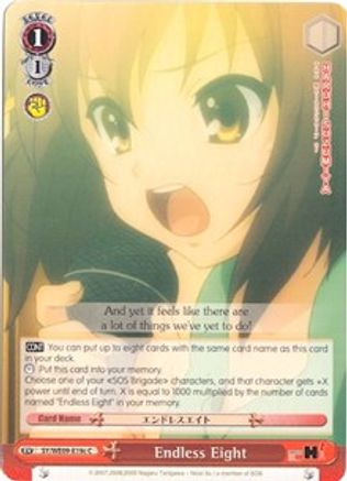 Endless Eight (C) (SY/WE09-E19c) - The Melancholy of Haruhi Suzumiya Extra Booster