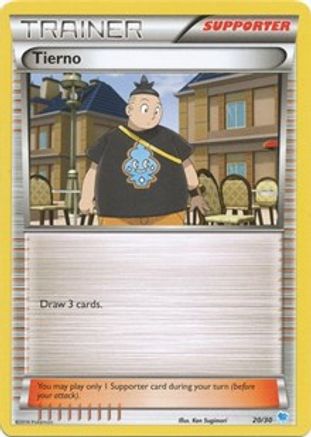 Tierno (29 - Suicune Deck)  XY Trainer Kit Pikachu Libre & Suicune - Common