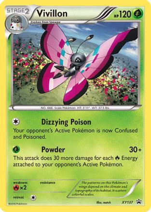 Vivillon  - Holofoil XY Promos - Promo